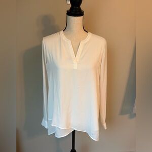 Simply Vera Wang Elegant Ivory Top | Women's Sz M